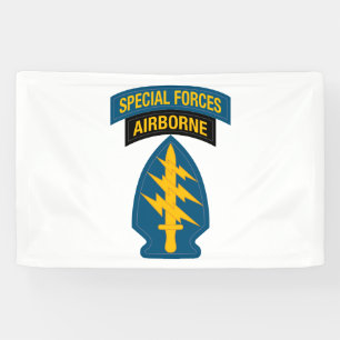 Special Forces insignia Airborne Tab Banner