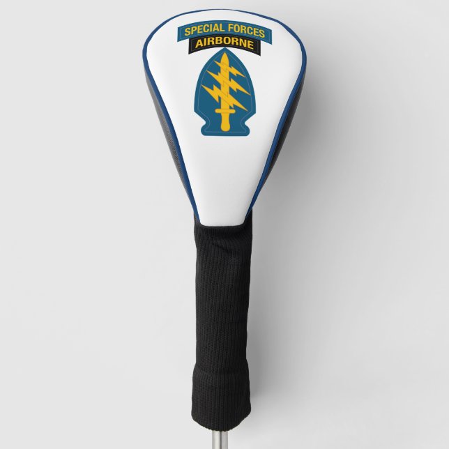 Special Forces insignia Airborne Tab Golf Head Cover (Front)