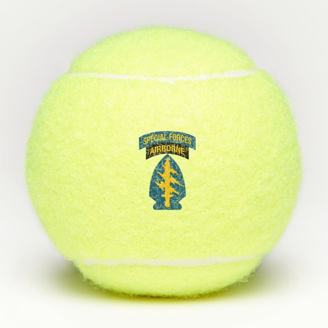 Special Forces insignia Airborne Tab Tennis Balls (Front)