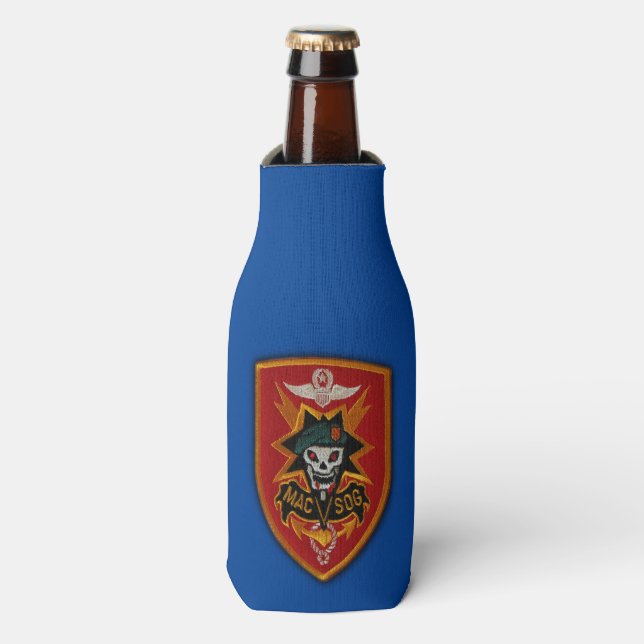 Special Forces  MACVSOG SOG Green Berets  Bottle Cooler (Bottle Front)