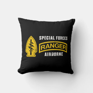 Special Forces, Ranger, Airborne: Elite Warriors Throw Pillow