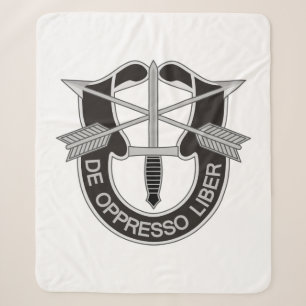 Special Forces SF De Oppresso Liber Sherpa Blanket