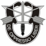 Special Forces SF De Oppresso Liber Standing Photo Sculpture<br><div class="desc">Special Forces SF De Oppresso Liber insignia. Great gift for special forces,  gift for special forces veteran,  gift for military veteran.</div>