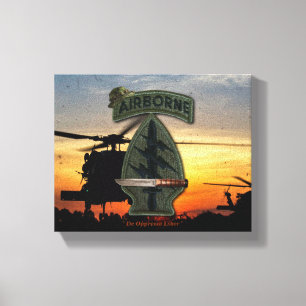 Special Forces sf sof sfg Green Berets veterans Canvas Print