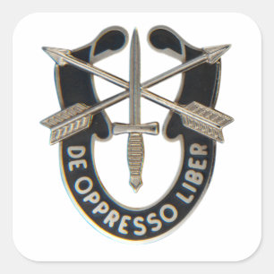 Special Forces Square Sticker