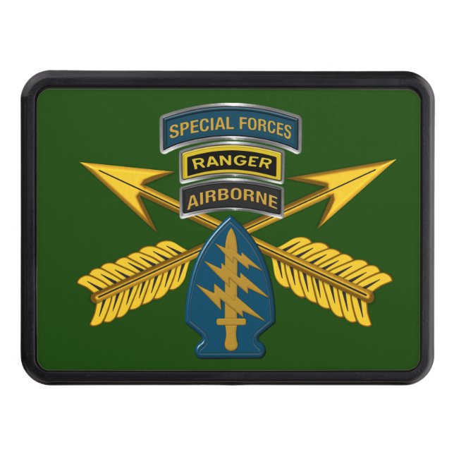 SPECIAL FORCES   TRAILER HITCH COVER (Front)