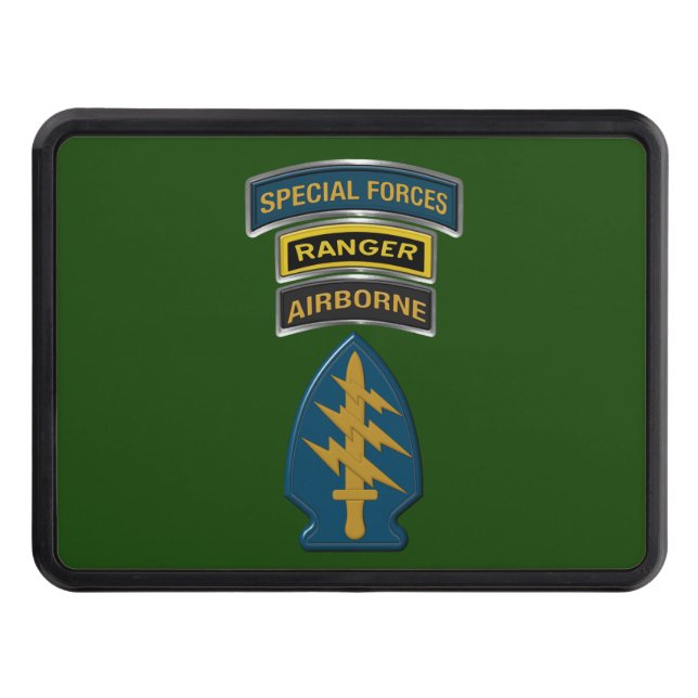 SPECIAL FORCES   TRAILER HITCH COVER (Front)