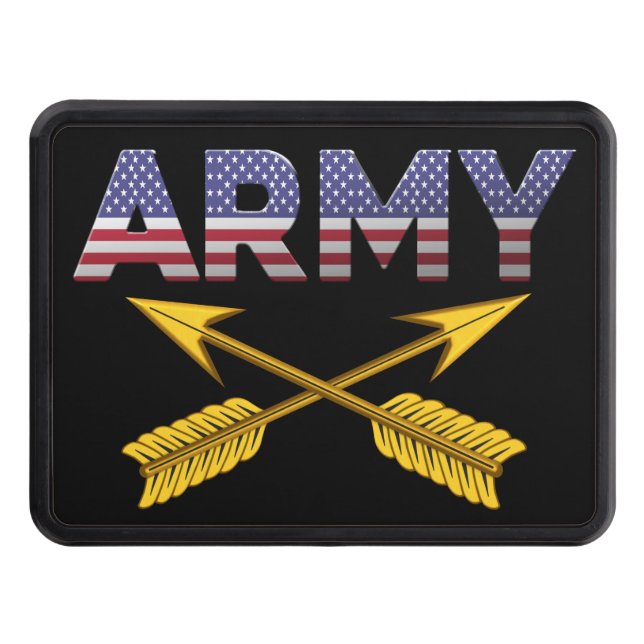 SPECIAL FORCES Veteran  Trailer Hitch Cover (Front)