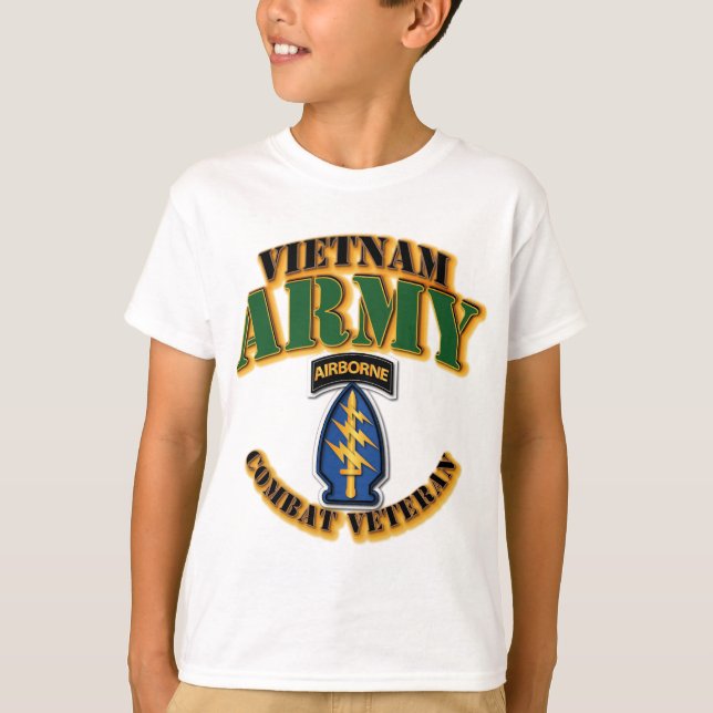 Special Forces Vietnam - Combat Vet. T-Shirt (Front)