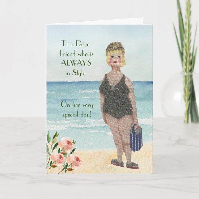Special Friend Always in Style Glam Card (Front)