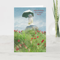 Special Friend An Iconic Parasol  Birthday