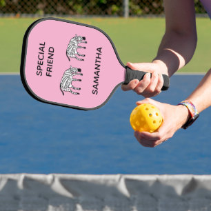 Special Friend Happy Kenyan Zebras Pickleball Paddle