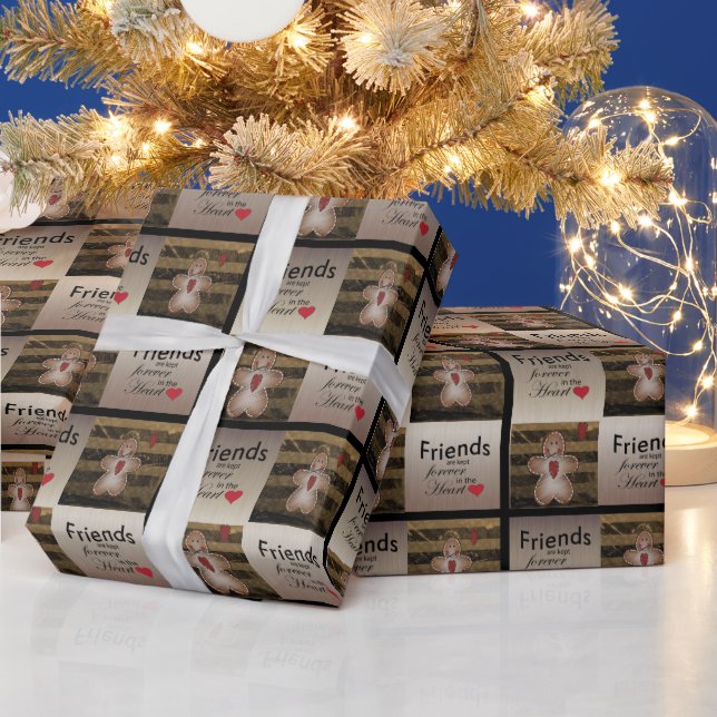 Special Friends Christmas Love Wrapping Paper (Holidays)