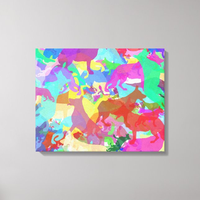 Special German Shepherds Canvas Print (Front)