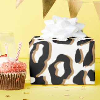 special gift card with animal print wrapping paper