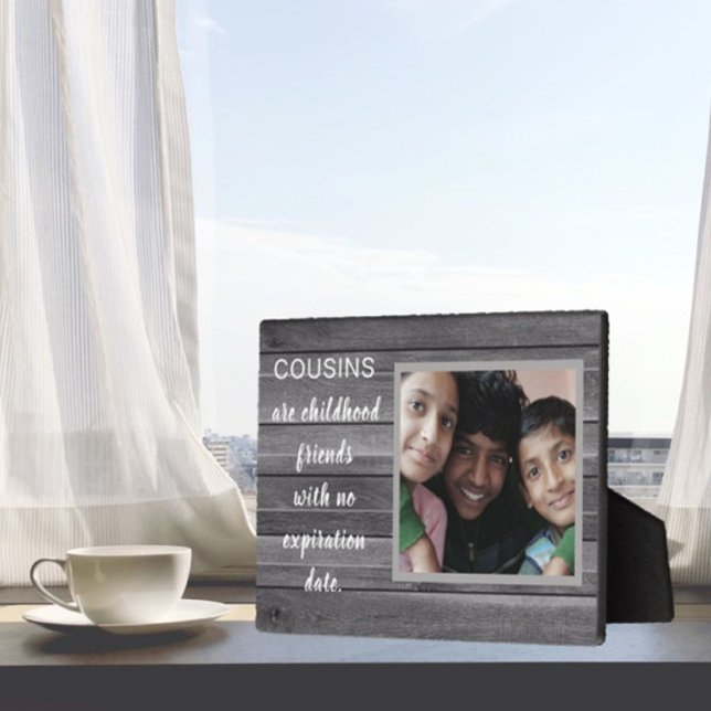 Special Gift! Cousins Photo Plaque (Creator Uploaded)