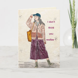 SPECIAL GIRL ENCOURAGEMENT CARD