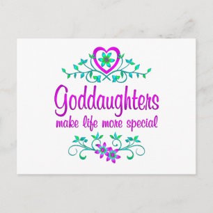 Special Goddaughter Postcard