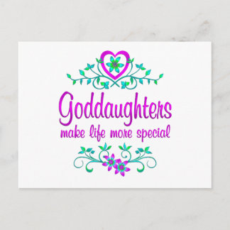 Special Goddaughter Postcard