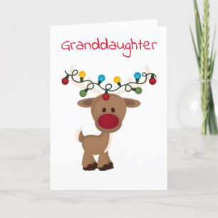 **SPECIAL GRANDDAUGHTER* MERRY CHRISTMAS HOLIDAY CARD