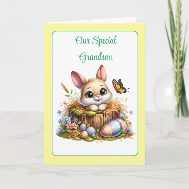 Special Grandson   Holiday Card (Front)