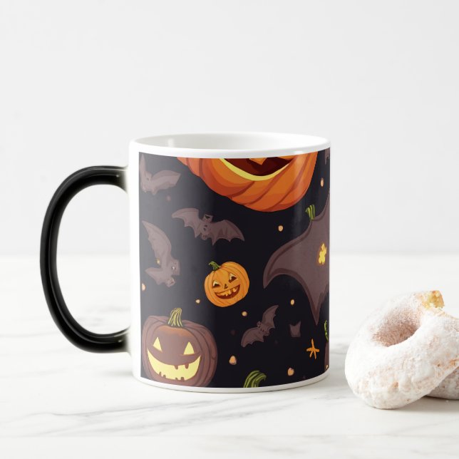 special Halloween design mug (With Donut)