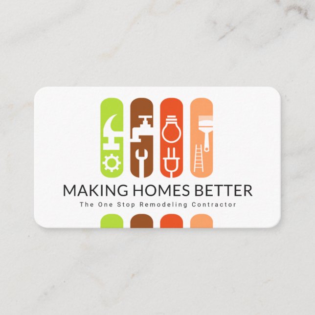 Special Handyman Tools Banner Business Card (Front)