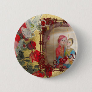 special Happy Valentine lovers to be 2 Inch Round Button