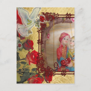 special Happy Valentine lovers to be Holiday Postcard