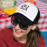 Special Idiot Ultramarathon Running Funny Trucker Hat<br><div class="desc">Show everyone that you conquered an ultramarathon challenge with this fun personalized trucker hat. Featuring bold black typography and a little humour,  it's a memento of your empowerment to reach many miles and beyond!</div>