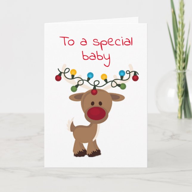 **SPECIAL INFANT** FOR CHRISTMAS HOLIDAY CARD (Front)