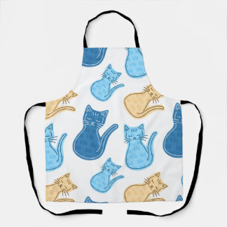 Special Kitchen Chef Aprons Cat Design