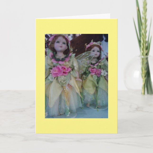 SPECIAL "LITTLE GIRL" BIRTHDAY WISHES CARD (Front)
