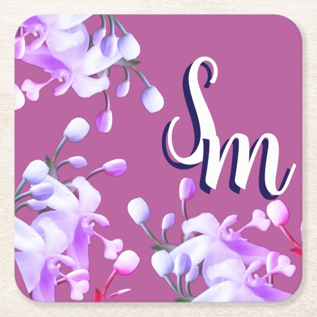 SPECIAL LOVE GIFT FOR MOM SQUARE PAPER COASTER (Front)
