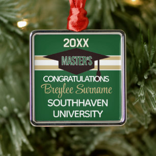 Special! Master Degree Metal Ornament