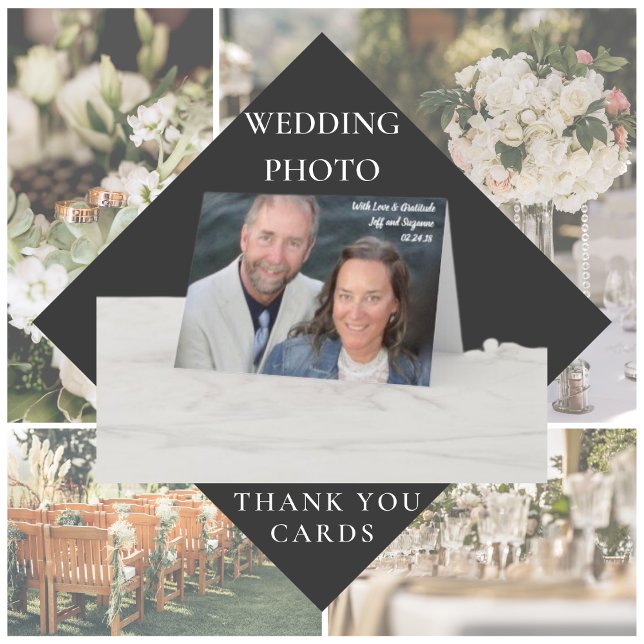 Special Message Hand Lettering Wedding Thank You Card (Creator Uploaded)