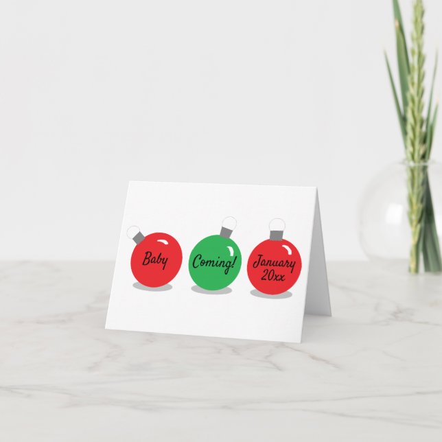 "Special Message" Personalized  Announcement (Front)