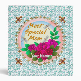 Special Mom Roses custom Binder