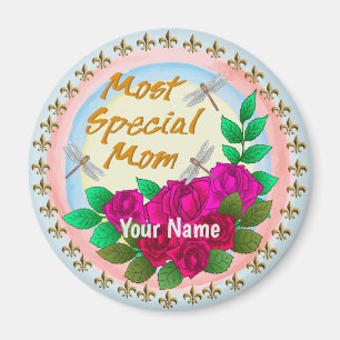 Special Mom Roses  magnet
