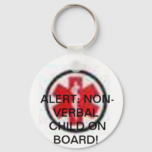 SPECIAL NEEDS CHILD ON BOARD KEYCHAIN! KEYCHAIN