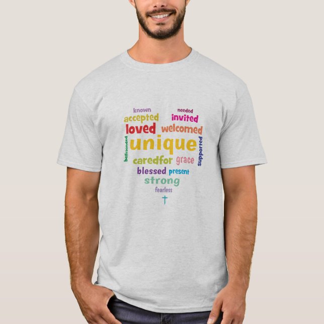 Special needs heart words T-Shirt (Front)