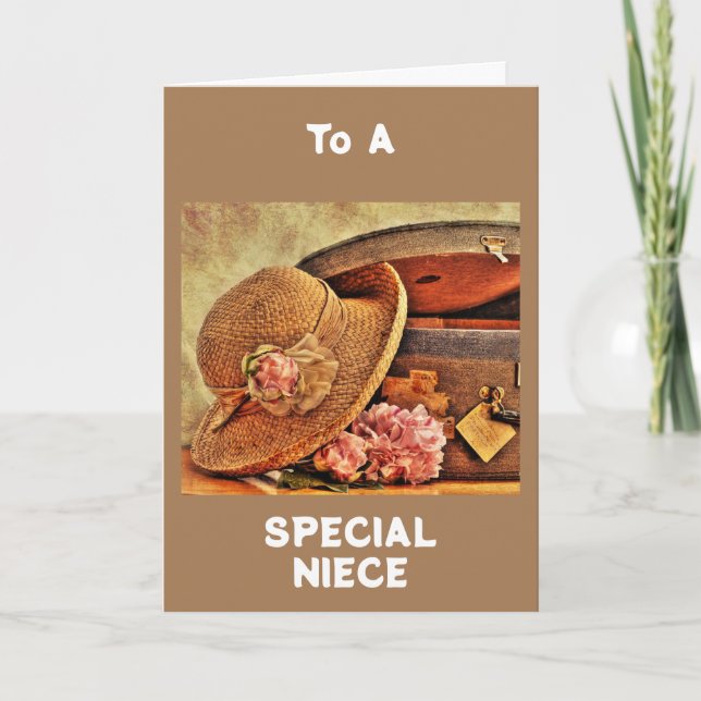 "SPECIAL NIECE" ON YOUR "BIRTHDAY" CARD (Front)