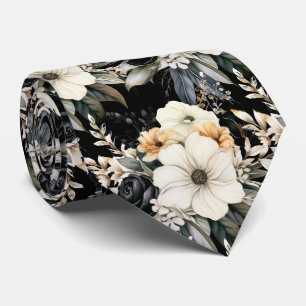 Special Occasion Floral Neck Tie Modern & Formal