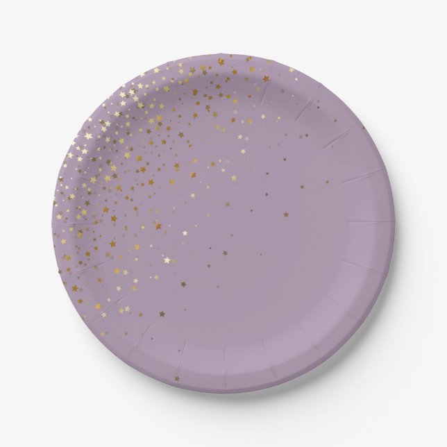 Special Occasion Holiday Petite Stars Paper Plates (Front)
