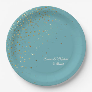 Special Occasion Personalized Petite Stars Paper Plate