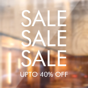 Special Offer Custom Window Cling