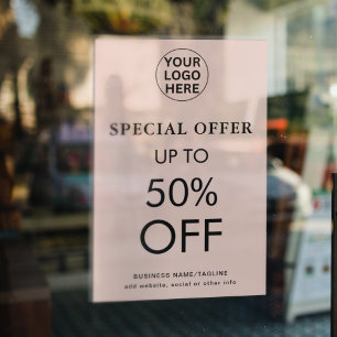 Special Offer l Blush Pink Final Sale Discount Poster
