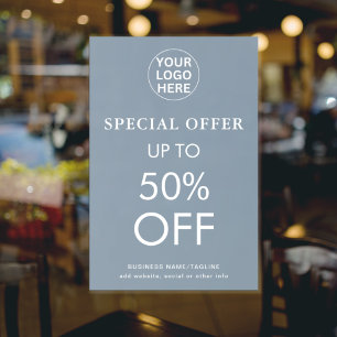  Special Offer l Final Sale Discount Dusty Blue  Poster