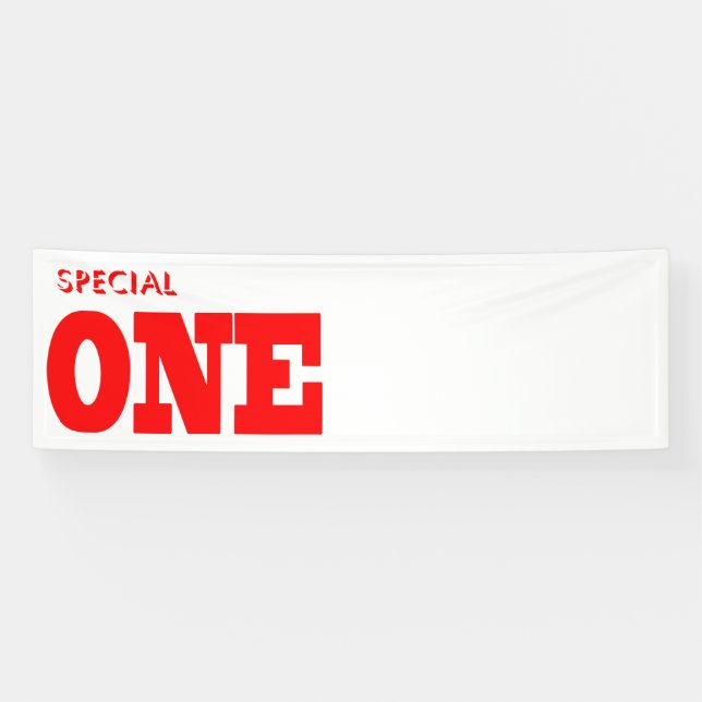 Special one banner (Horizontal)