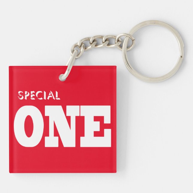Special one keychain (Back)